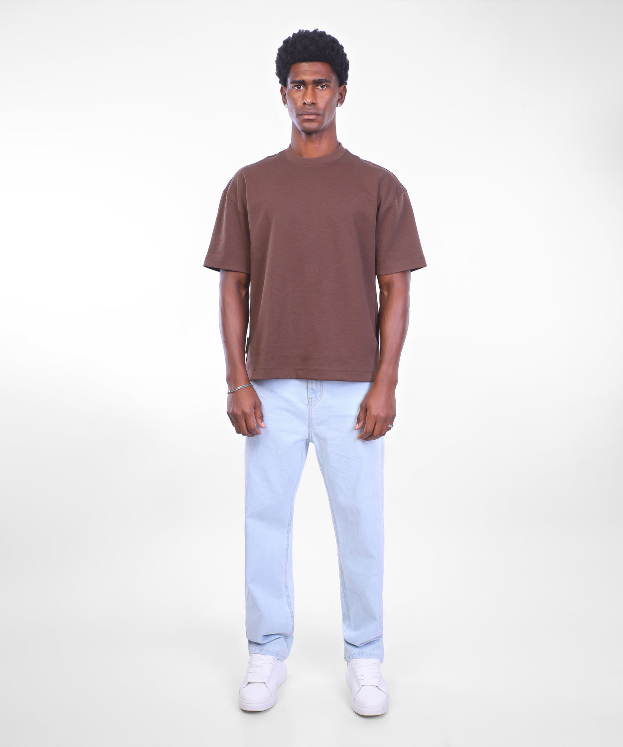 Basic Catch Boxy-Fit T-Shirt
