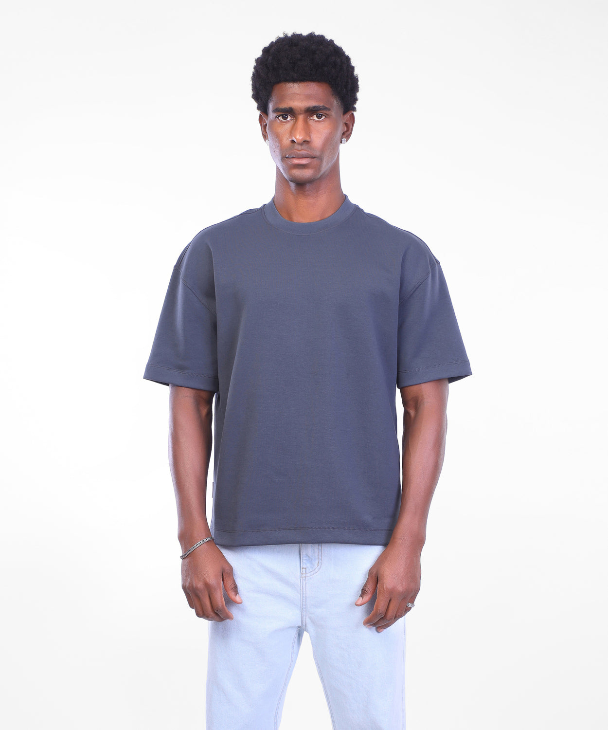 Basic Catch Boxy-Fit T-Shirt