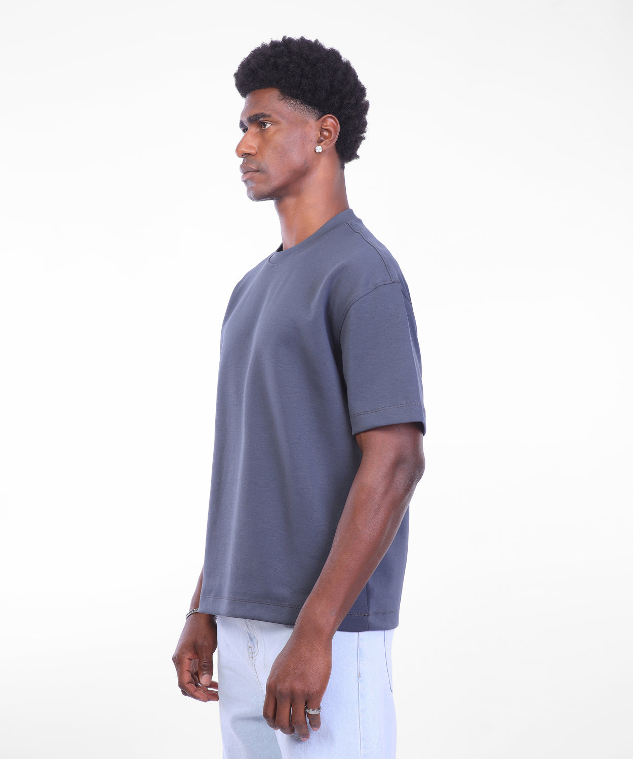 Basic Catch Boxy-Fit T-Shirt