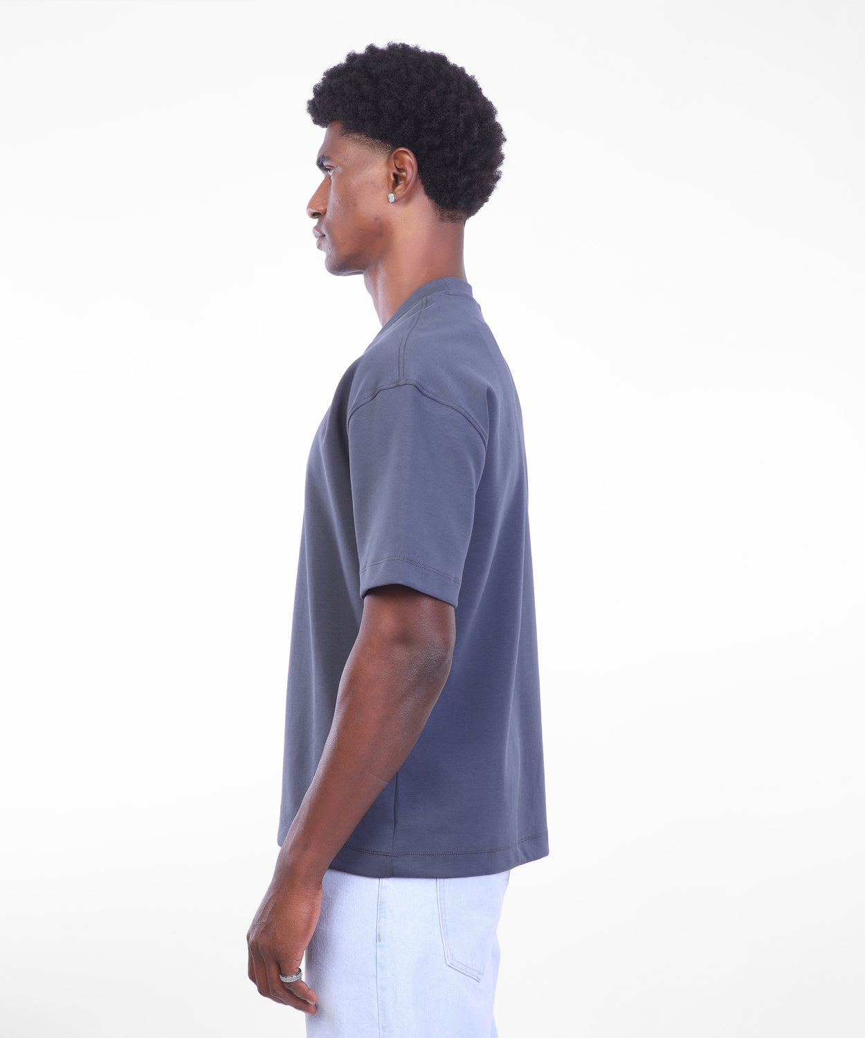 Basic Catch Boxy-Fit T-Shirt
