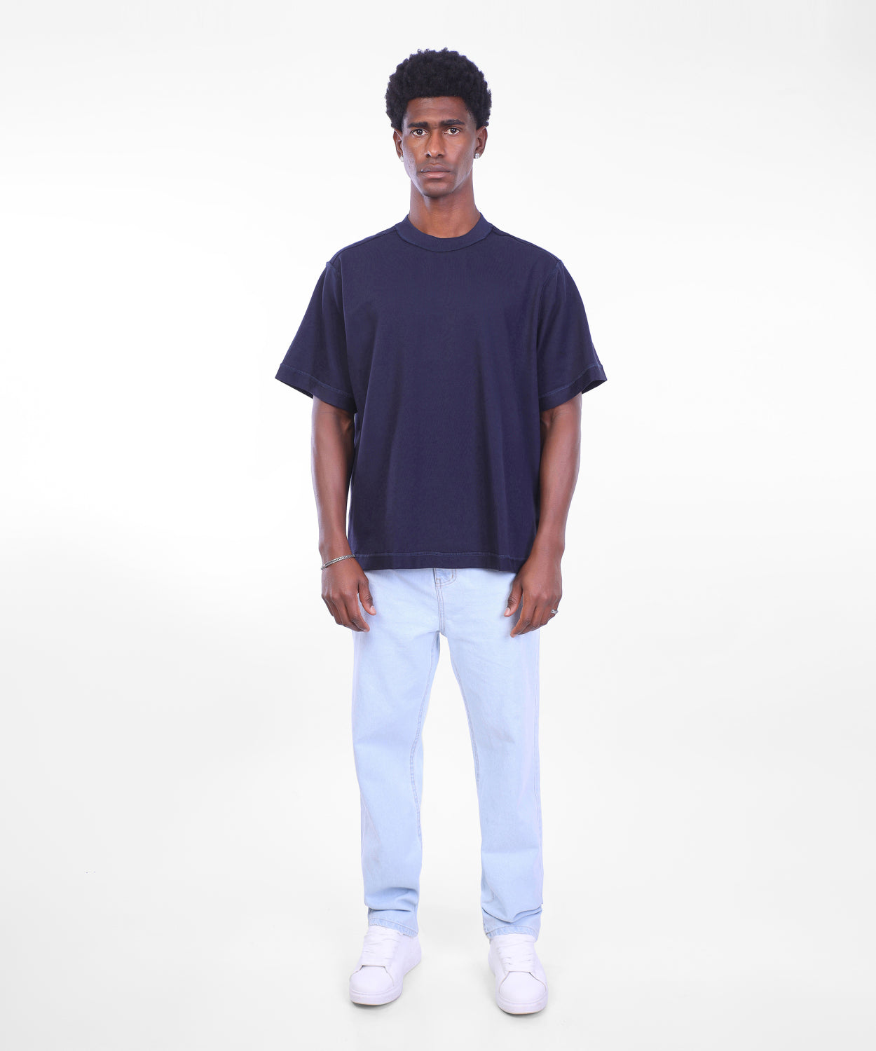 Basic Catch Boxy-Fit T-Shirt