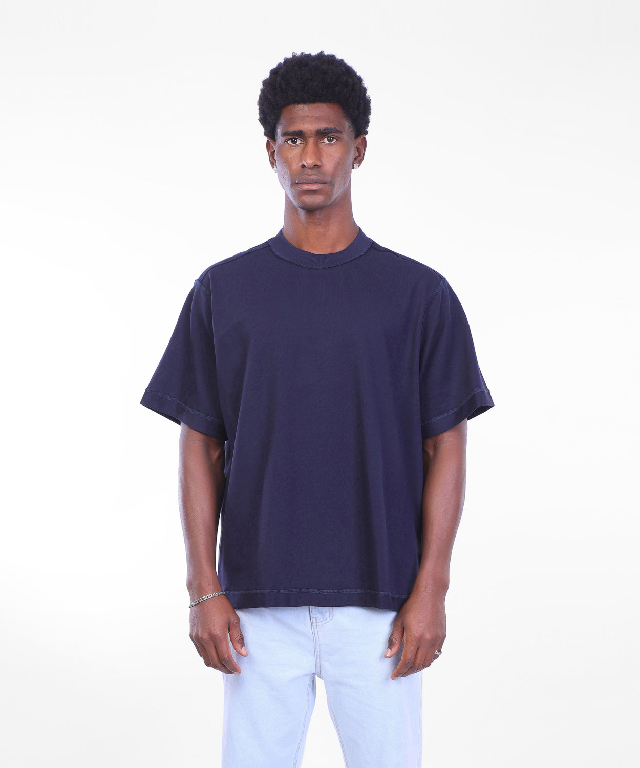 Basic Catch Boxy-Fit T-Shirt