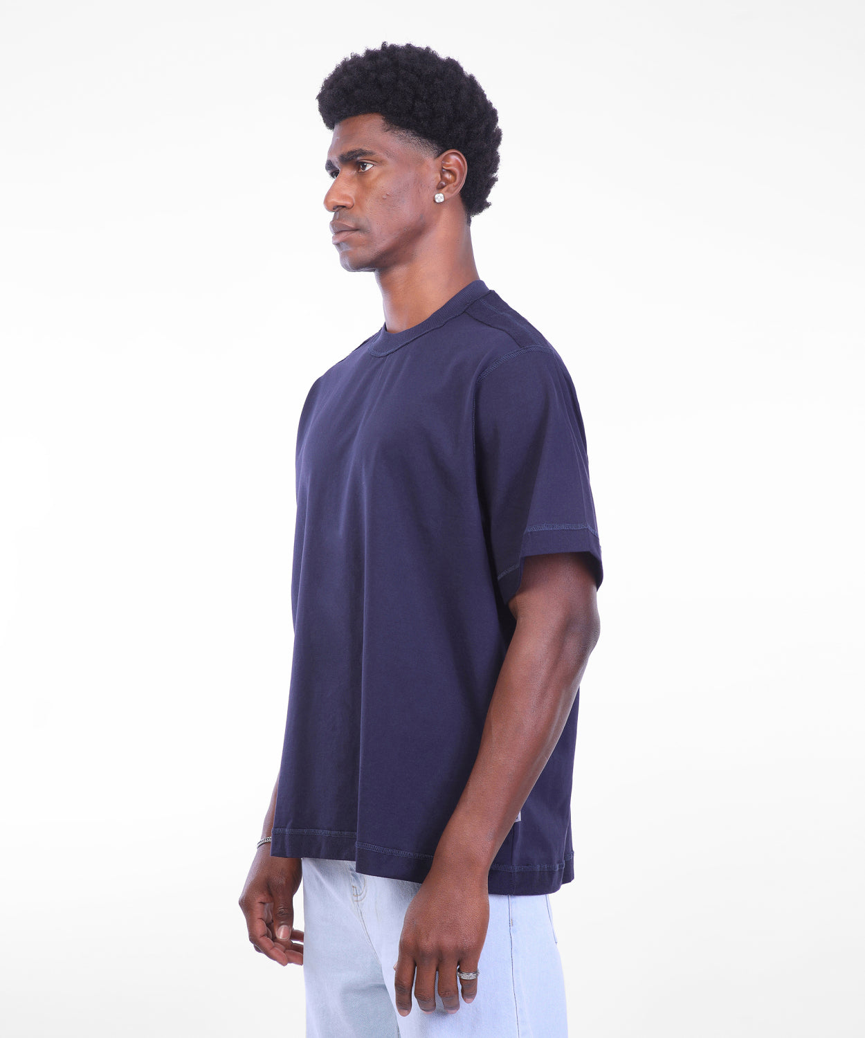 Basic Catch Boxy-Fit T-Shirt