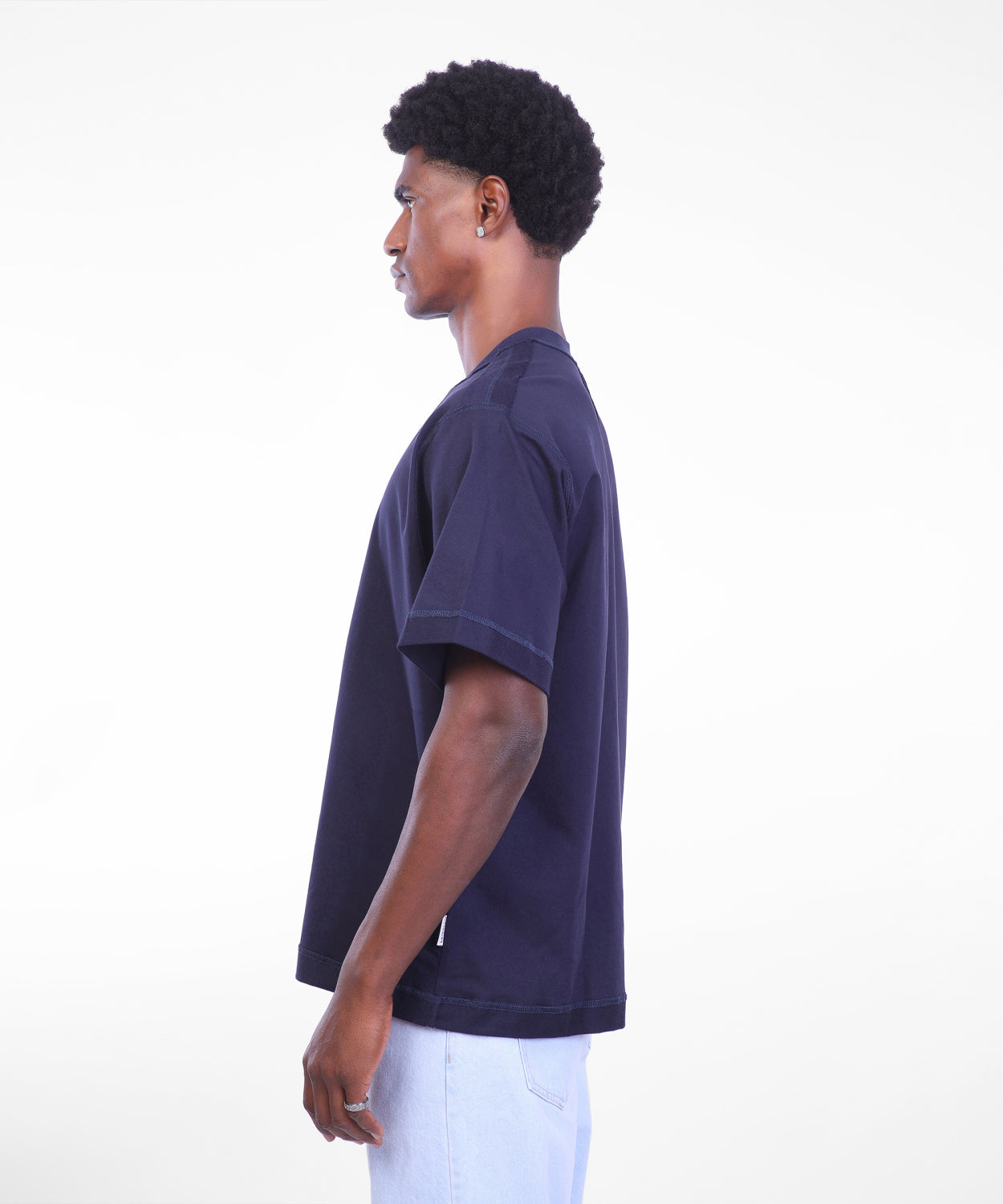 Basic Catch Boxy-Fit T-Shirt