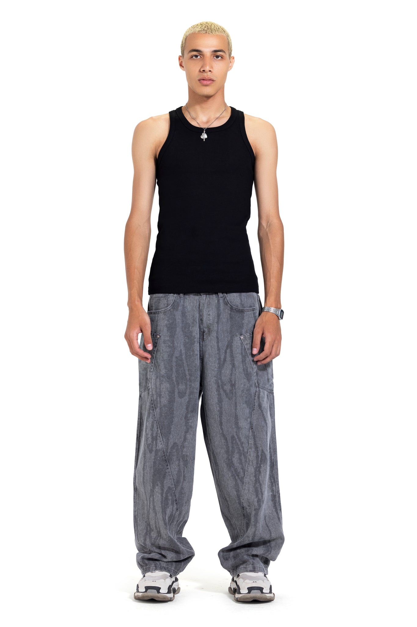 Baggy Fit Jeans Army Grey