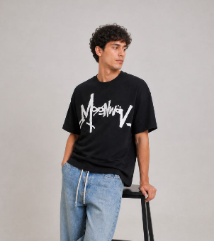 Graffiti Logo T-Shirt-Box Fit