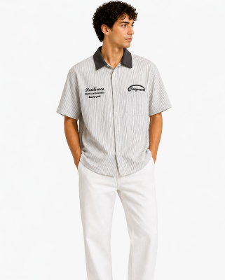 Resilience Striped Shirt – Box Fit