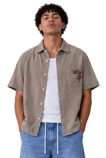 Chrome Youth Box Fit Printed Shirt