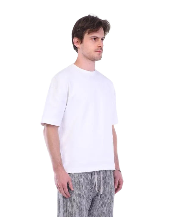 Textured Relaxed Fit Drawstring Pants