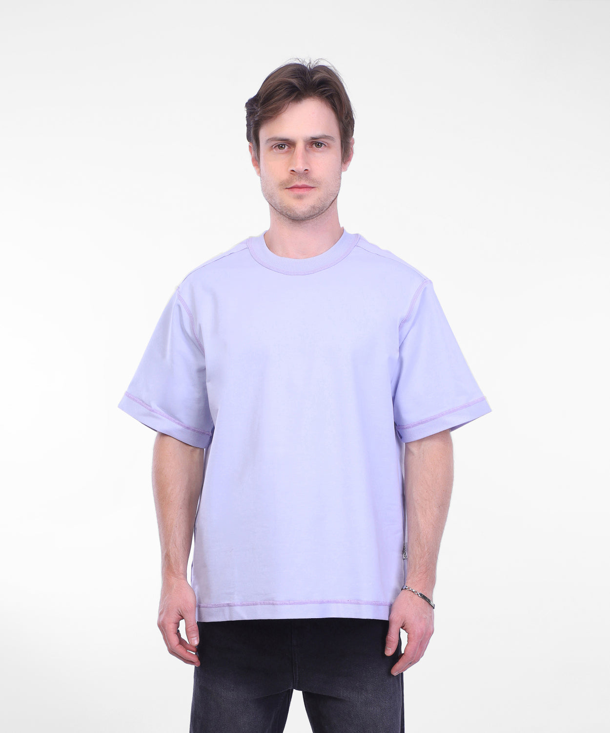 Basic Catch Boxy-Fit T-Shirt