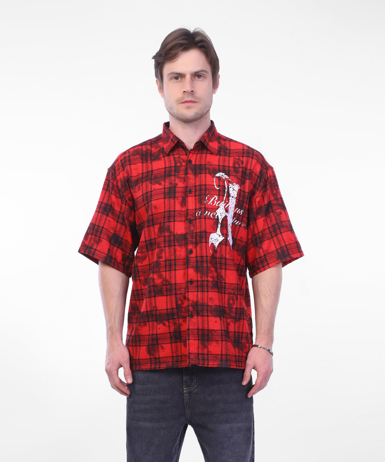Printed Shirt In Red