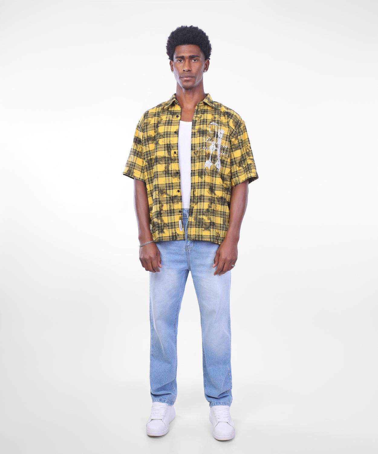 Printed Shirt In Yellow