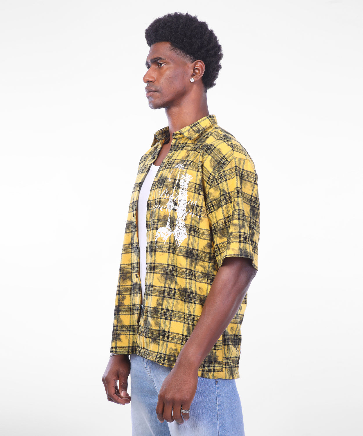Printed Shirt In Yellow