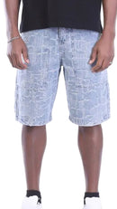 Textured Premium Denim Shorts
