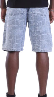 Textured Premium Denim Shorts