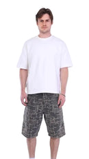 Textured Premium Denim Shorts