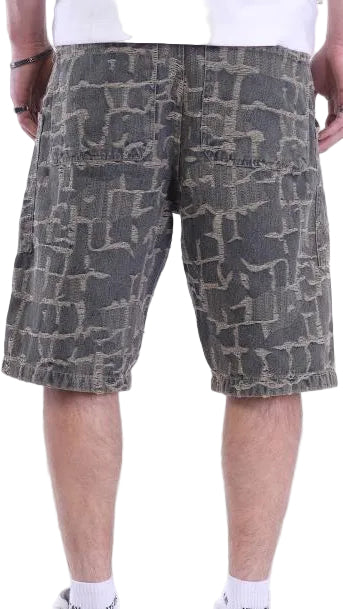 Textured Premium Denim Shorts