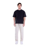 Textured Relaxed Fit Drawstring Pants