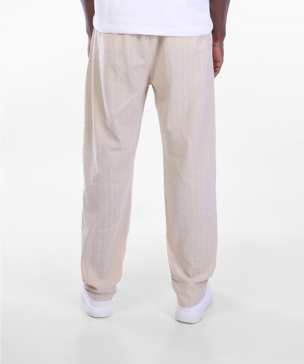 Pinstripe Relaxed Fit Drawstring Pants