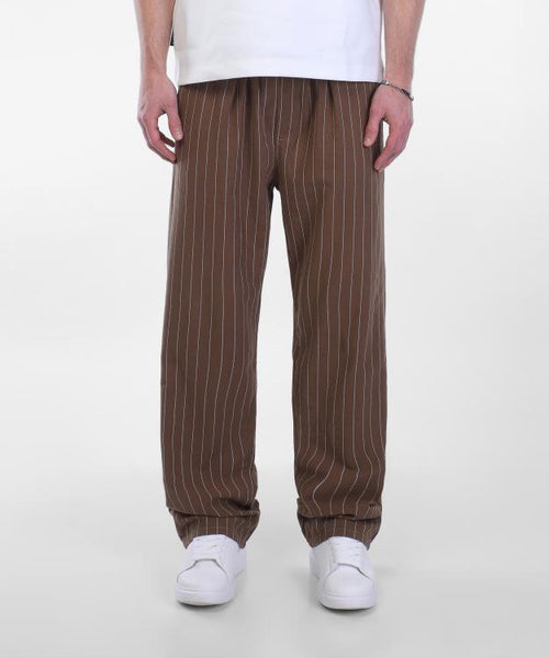 Pinstripe Relaxed Fit Drawstring Pants