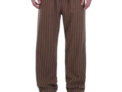 Pinstripe Relaxed Fit Drawstring Pants