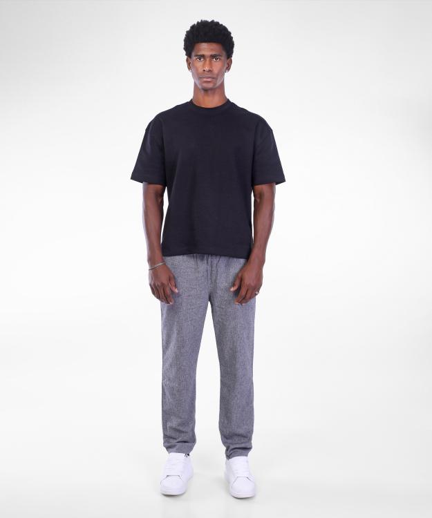 Minimal Slim Fit Textured Pants