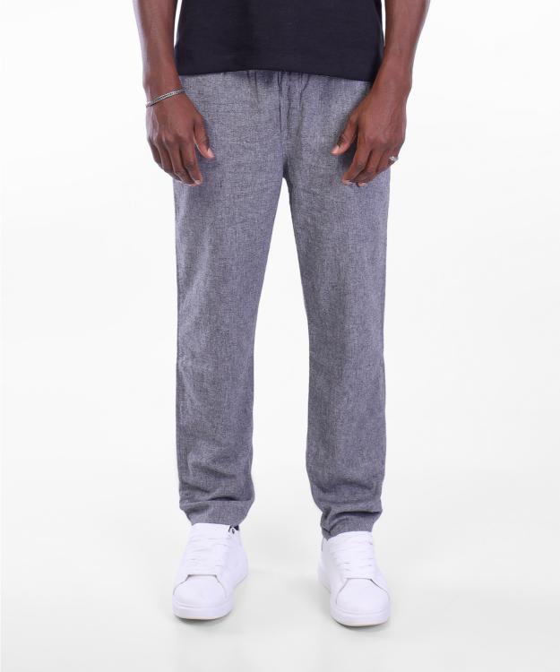 Minimal Slim Fit Textured Pants