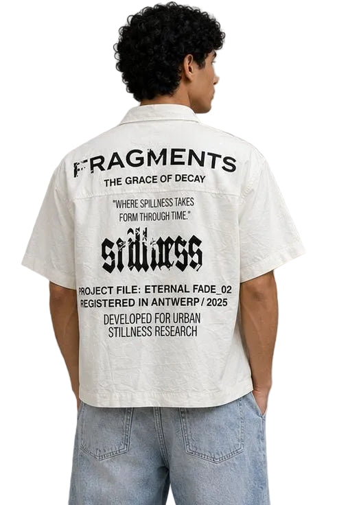 Fragments Box Fit Printed Shirt