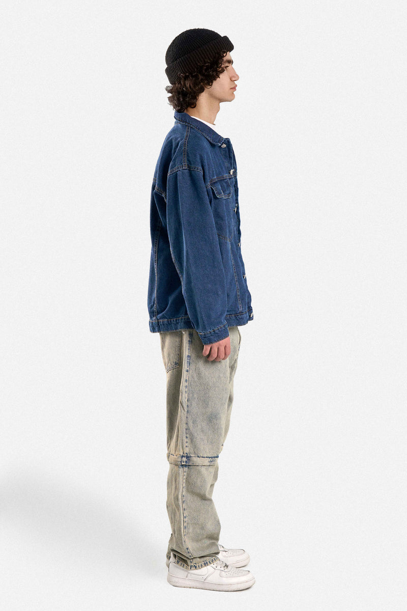 JEANS JACKET WITH HOOD