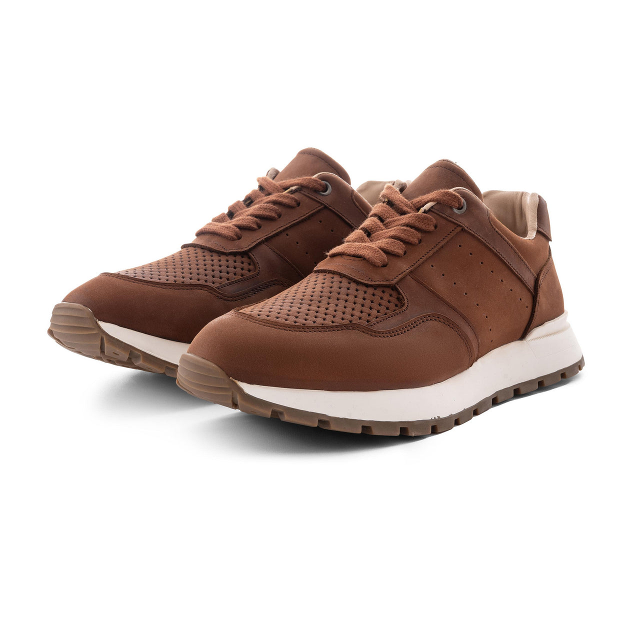 Brown Sneaker White Sole