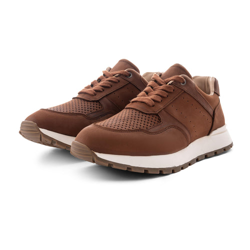Brown Sneaker White Sole