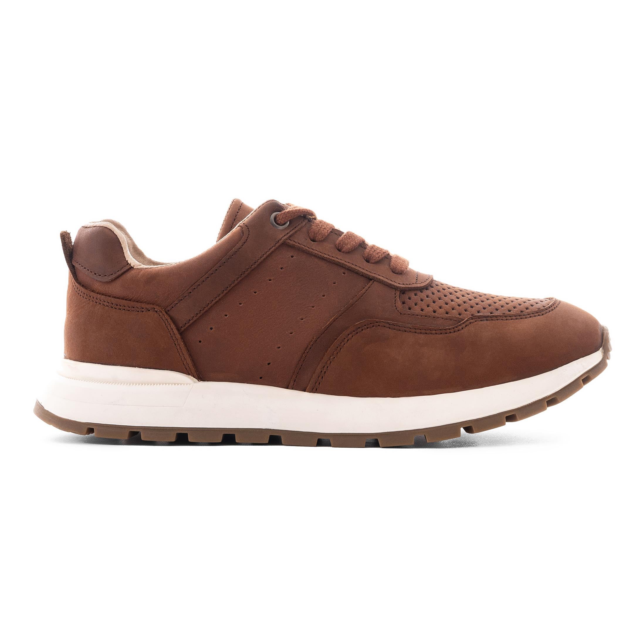 Brown Sneaker White Sole