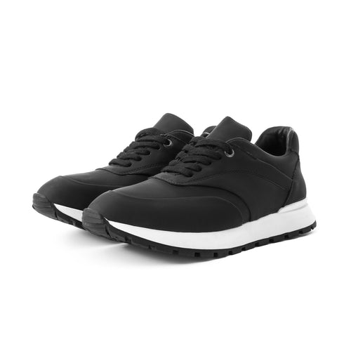 Black Sneaker White Sole