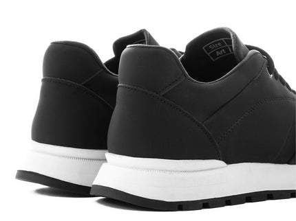 Black Sneaker White Sole