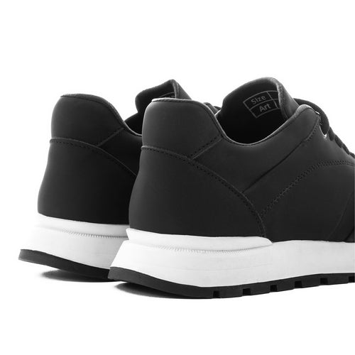 Black Sneaker White Sole