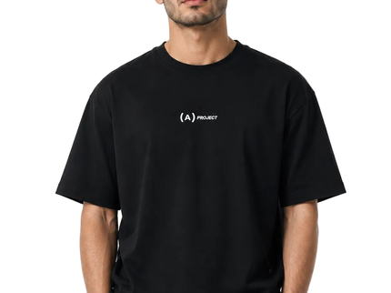(A) Project Essential Box Fit T-Shirt – Black