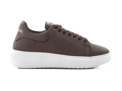 Brown Sneakers with Thick Sole