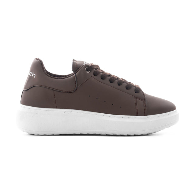 Brown Sneakers with Thick Sole