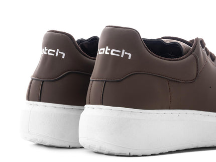 Brown Sneakers with Thick Sole