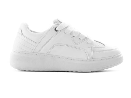 White Sneaker with Thick Sole