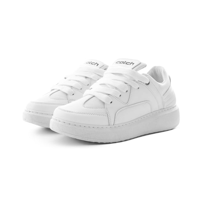 White Sneaker with Thick Sole