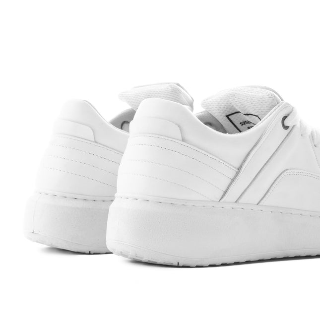 White Sneaker with Thick Sole