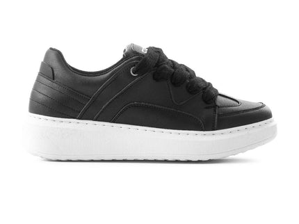 Black Sneakers with Thick Sole