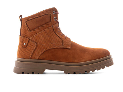 Leather boot in brown