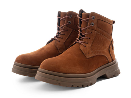 Leather boot in brown