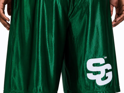Emerald 24 Metallic Basketball Shorts