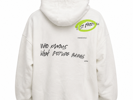 CATCH Neon Graphic Hoodie – Off White