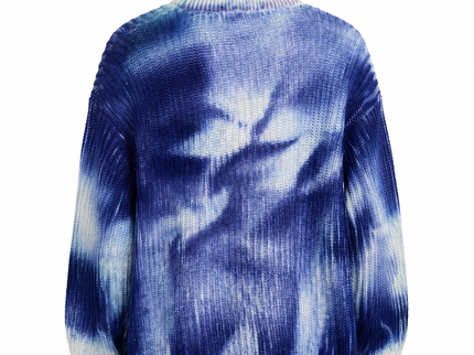 CATCH Blue Marbled Knit Sweater
