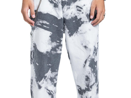 Vintage Washed Straight Fit Jeans – Off White