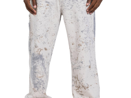 Vintage Washed Straight Fit Jeans – Off White